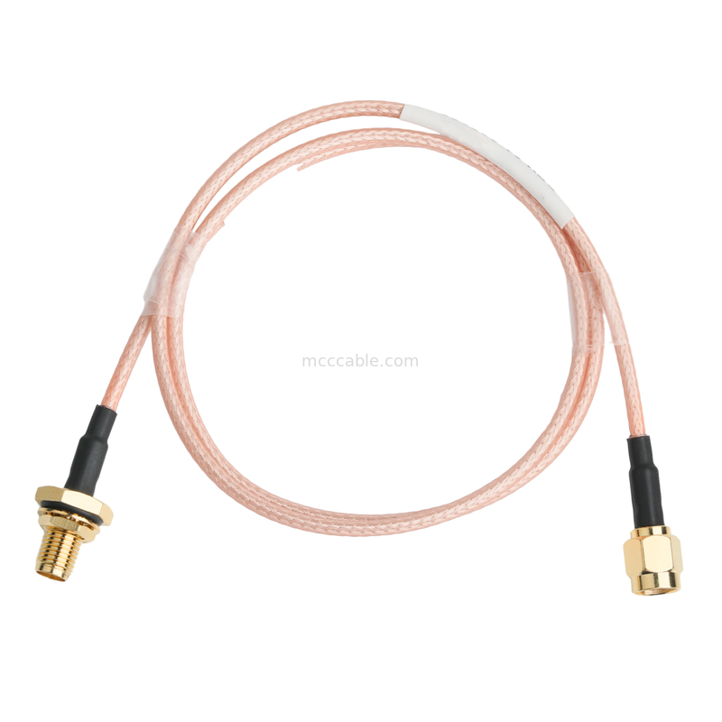 Oem / Odm Rg316 Conector de cabo Sma Jack de parede feminina para conector direto masculino