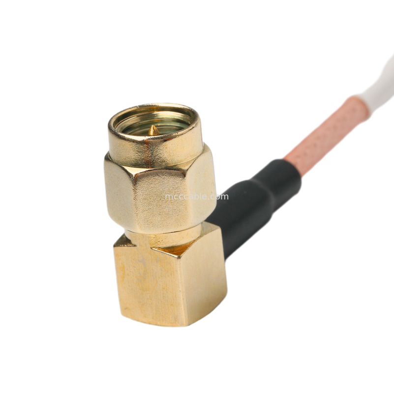 Ip67 Rohs Cable Coax Personalizado Ra Sma Plug Plug Ângulo Direito