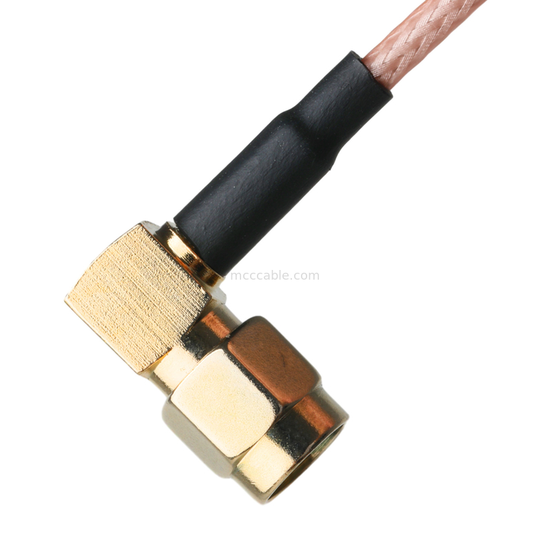 Ip67 Rohs Cable Coax Personalizado Ra Sma Plug Plug Ângulo Direito