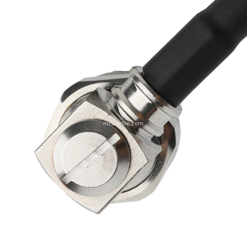 Conector RF Lmr-240 Cabos RF de baixa perda Negro Sma Macho Plug Directo Para N Macho Plug Plug Ângulo Direito