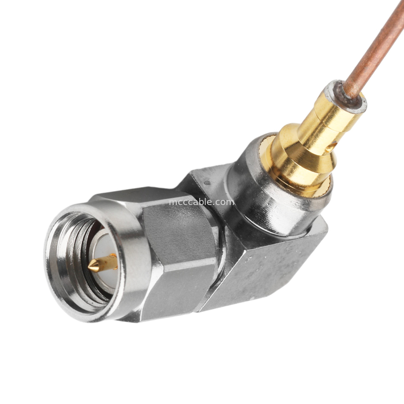 Vita 67 Smpm Direito Semi rígido Cabo Coaxial Jack para Ra Sma Plug Conector de Plug de Ângulo Direito Sro47