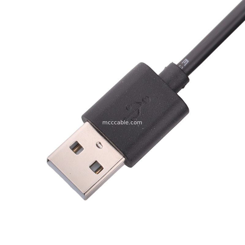 Conector magnético para USB 2.0 A / M 4p Ld Penatural Hf Branco Pvc 45p Rohs