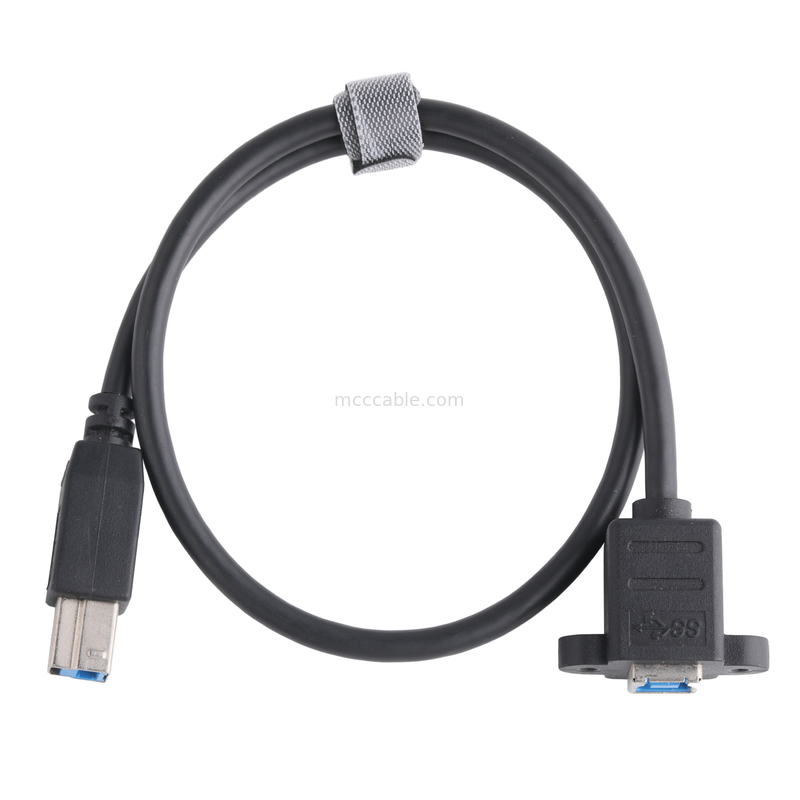 Conector de cabo de impressora Plug And Play USB 3.0 B Homem para Mulher USB 3.0 Bm para Bf