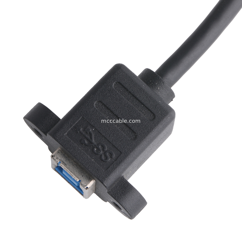Conector de cabo de impressora Plug And Play USB 3.0 B Homem para Mulher USB 3.0 Bm para Bf