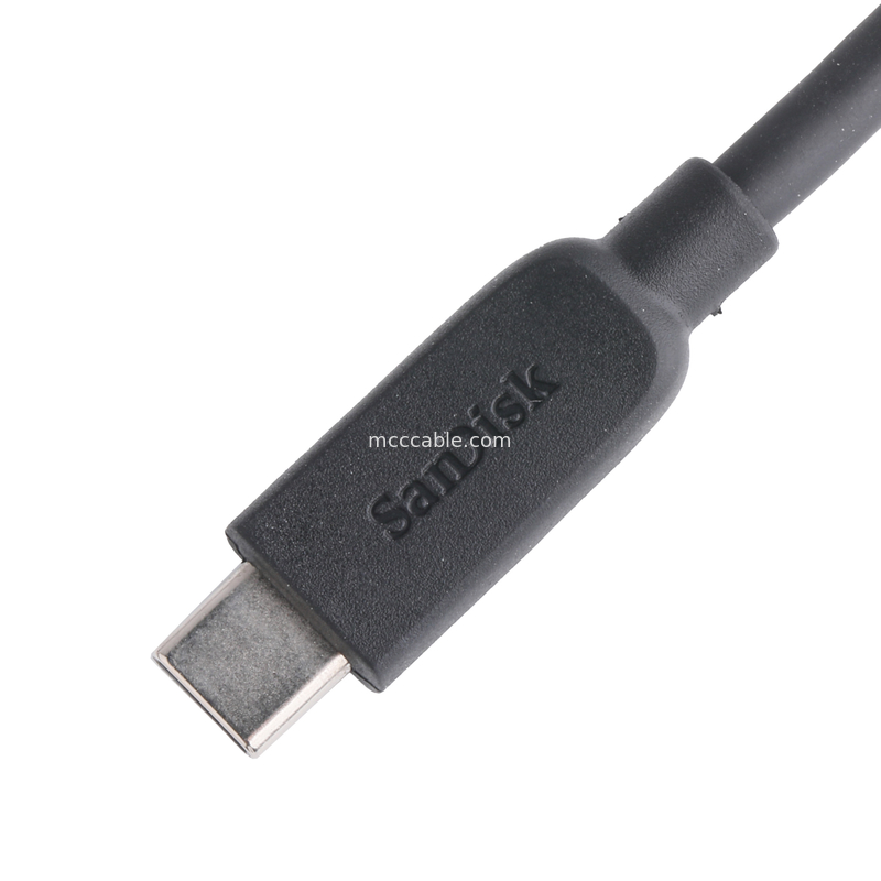 Rohs External Hard Drive Cable Usb-C para Micro Usb 3.1 Gen 2 10 Gbps Comprimento Personalizar