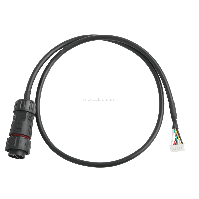 Conector impermeável de cabo ROHS M20 macho para JST PHR-6 fio UL2464 24AWGX5C OEM / ODM