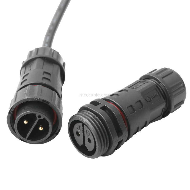 Conector impermeável de cabo ROHS M20 macho para JST PHR-6 fio UL2464 24AWGX5C OEM / ODM