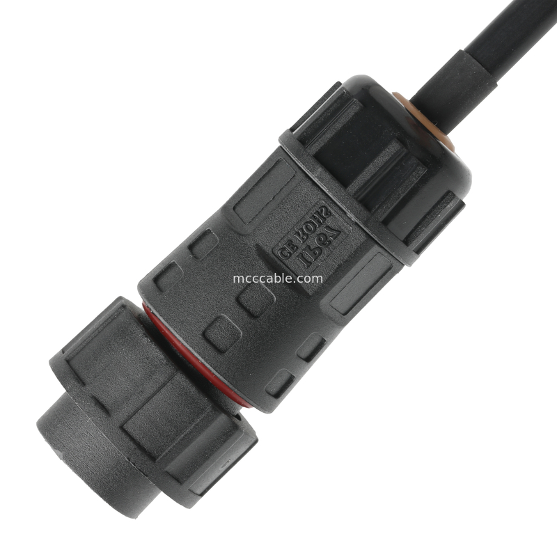 Conector impermeável de cabo ROHS M20 macho para JST PHR-6 fio UL2464 24AWGX5C OEM / ODM