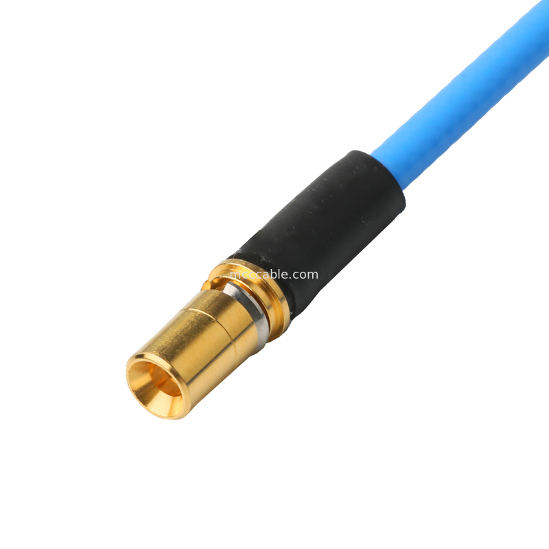 Conector de RF Low PIM Coaxial Cable Assemblies Flexível TFT-5G-402 Double Shielded com Blue FEP Jacket