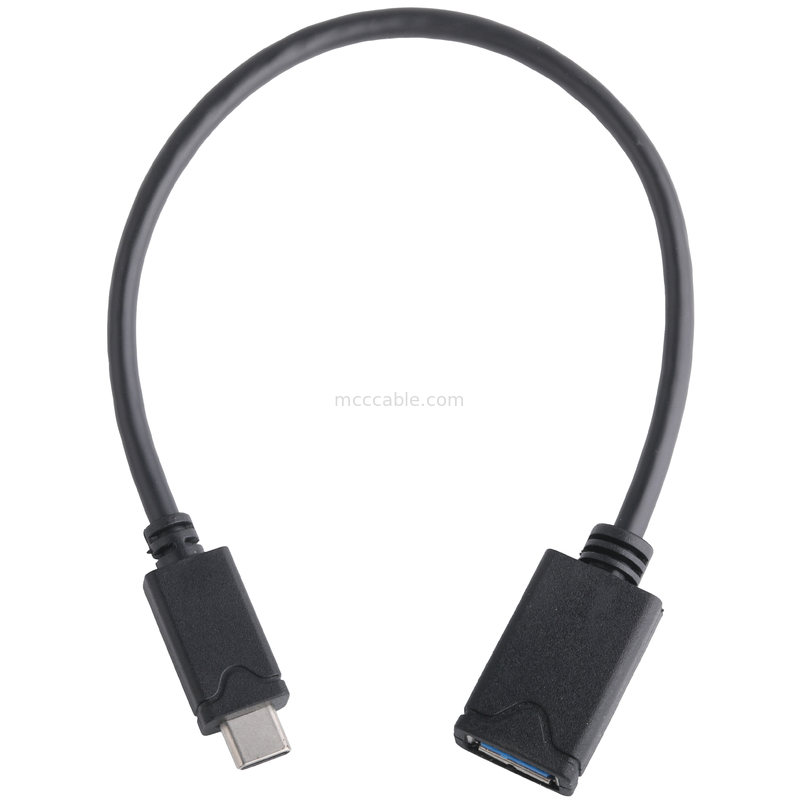 Conector Adaptadores Rohs USB Adaptador Cable Tipo C Homem Usb - Tipo A Mulher OEM / ODM Personalizar