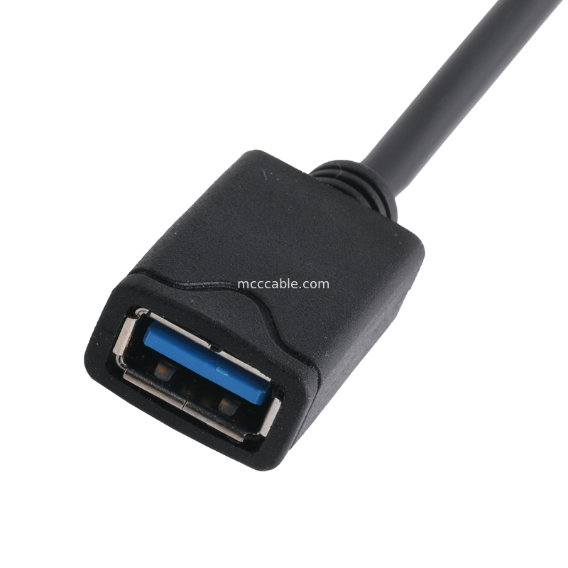 Conector Adaptadores Rohs USB Adaptador Cable Tipo C Homem Usb - Tipo A Mulher OEM / ODM Personalizar