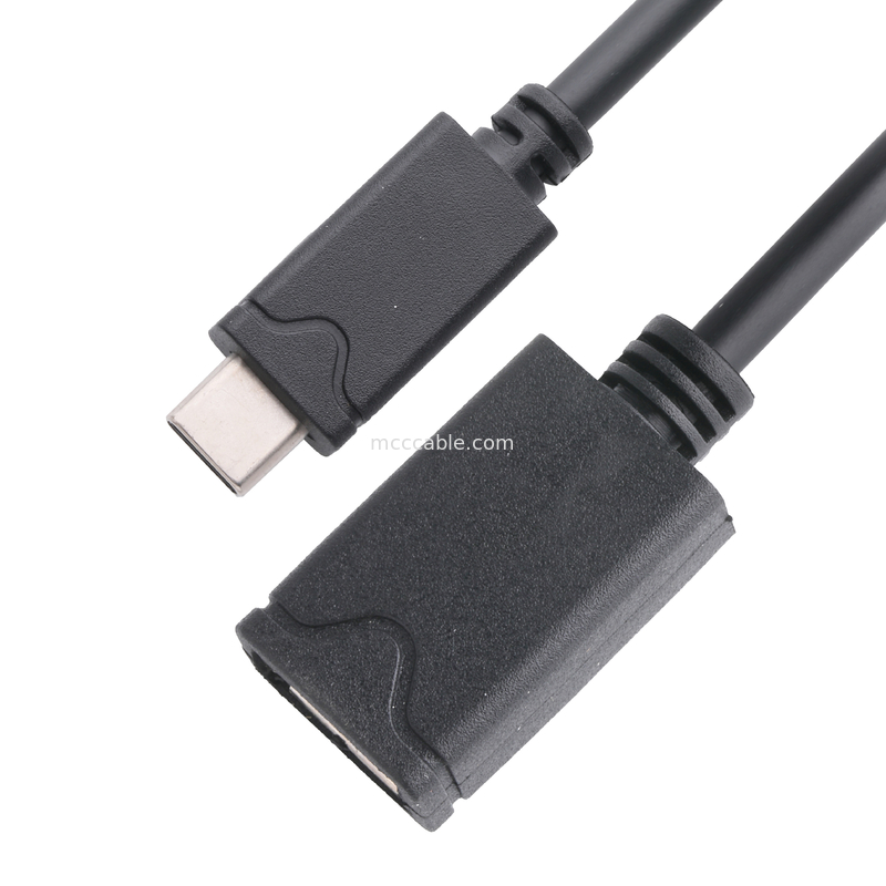 Conector Adaptadores Rohs USB Adaptador Cable Tipo C Homem Usb - Tipo A Mulher OEM / ODM Personalizar