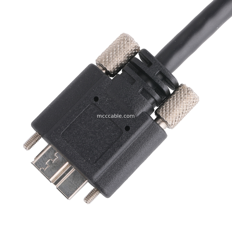 Cor preta 5gbps Usb 3.0 para Usb Micro B Comprimento do cabo de carregamento Personalizar Rohs
