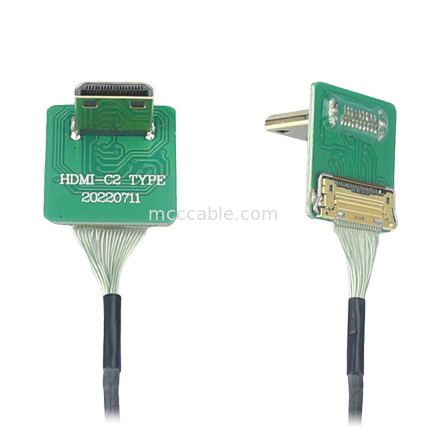 Adaptadores de conector ®-VS 20525-020E-02 para 0,4 mm Pitch Hd HDMI Adaptador Tipo mini HDMI-C Customized