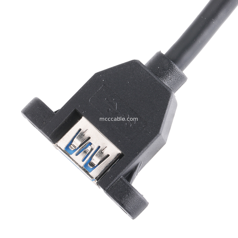 USB 3.0 painel frontal placa-mãe 19/20 Pin Cable para USB Female Splitter Adaptador Conector de extensão