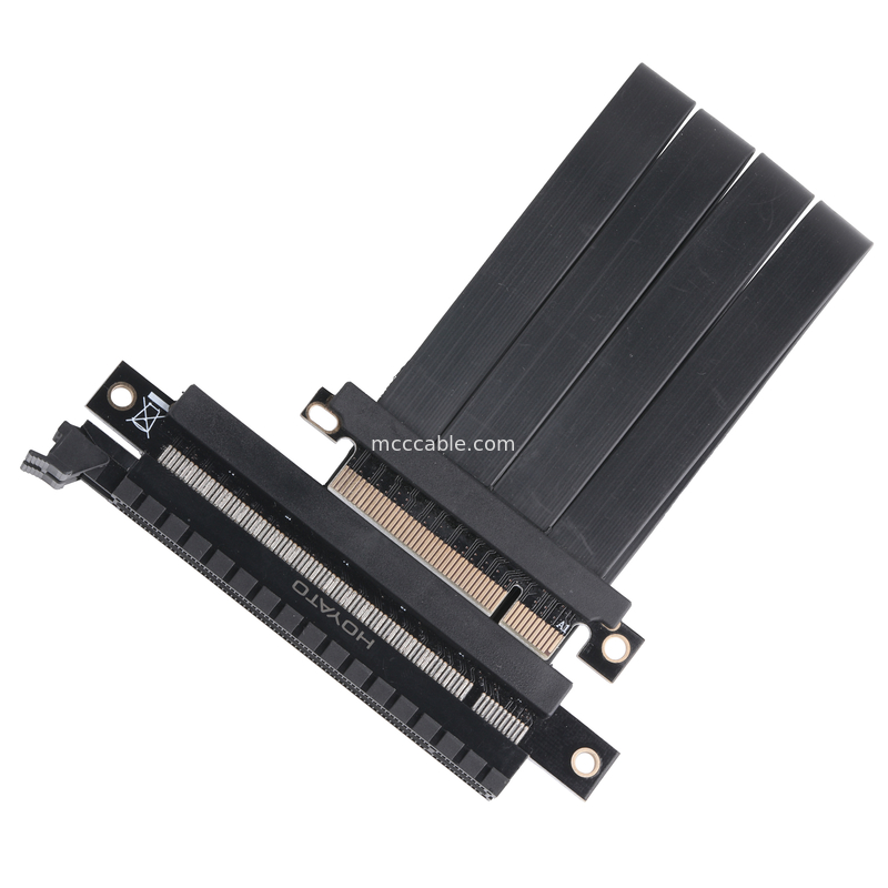 PCB Cable Coaxial Extremamente fino Cable de extensão de cartão gráfico PCIE para máquinas de mineração