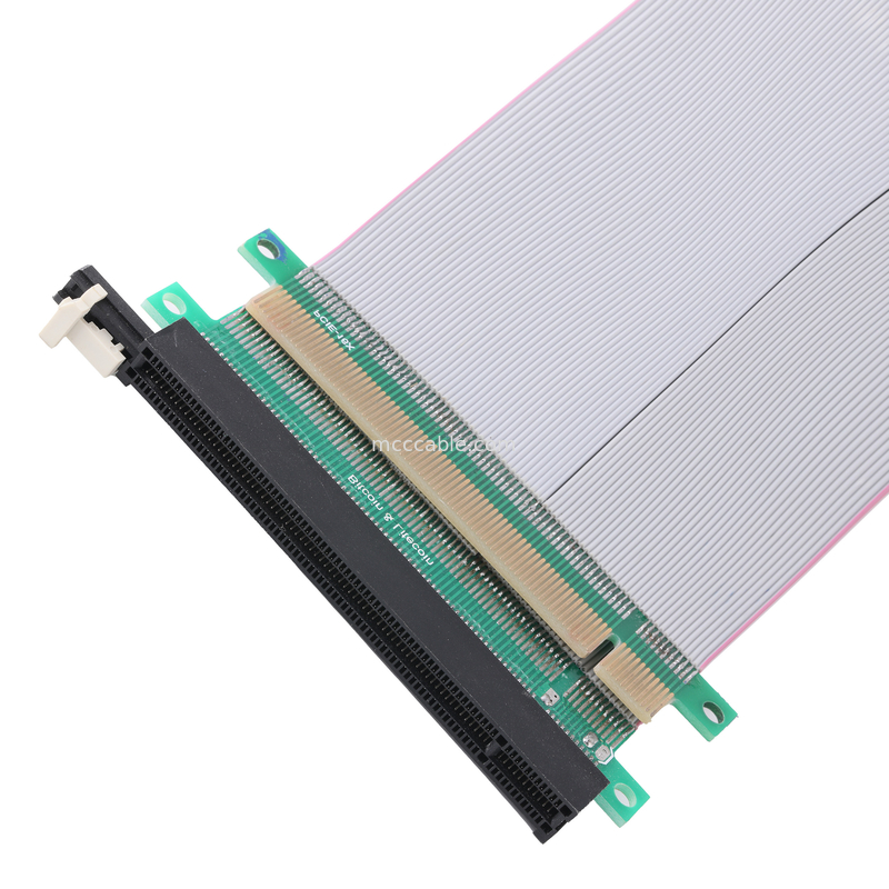 PCB Cable Coaxial Extremamente fino Cable de extensão de cartão gráfico PCIE para máquinas de mineração