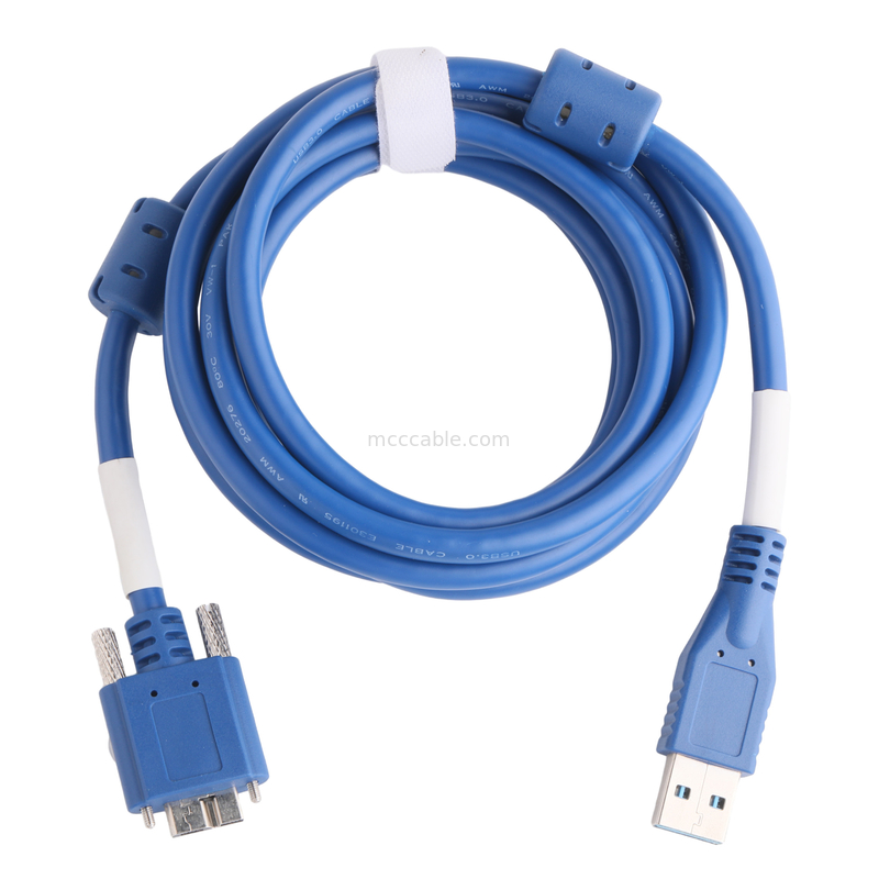 5gbps Micro B para USB 3.0 comprimento do cabo personalizar cor azul ROHS