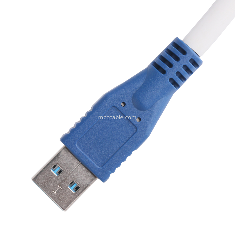 5gbps Micro B para USB 3.0 comprimento do cabo personalizar cor azul ROHS