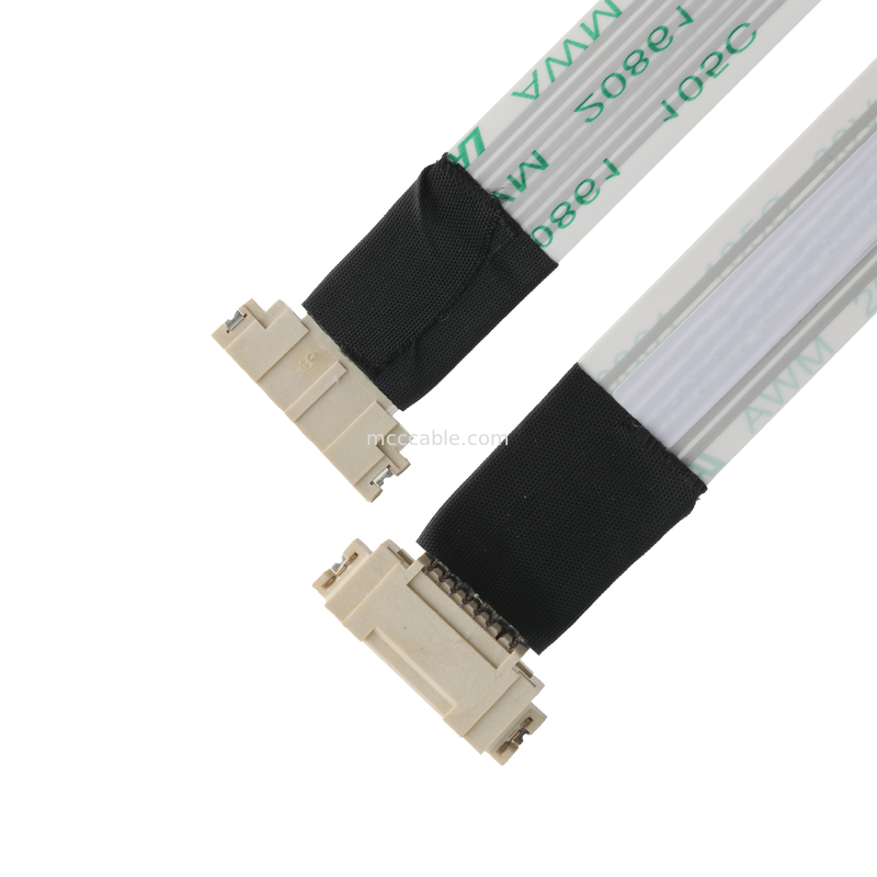 ROHS FFP/FPC 6Pin Branco IS100-L08T-C46-C Para HS100-L08N-N62 Preto Pitch 1.0mm OEM/ODM