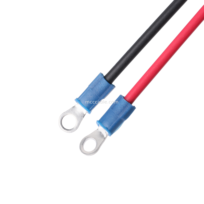 Conector de cabo de terminal de anel # 8 M4 KST RVS204 Ou KT Rv2-4S Comprimento Personalizar OEM / ODM