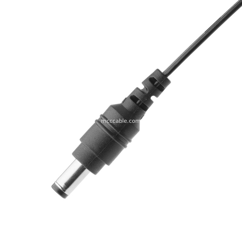 DC Plug 2.1 * 5.5mm Soldeiro Tipo PVC Aparição Moldar Para TE Casa Azul 2P Conector de cabo feminino