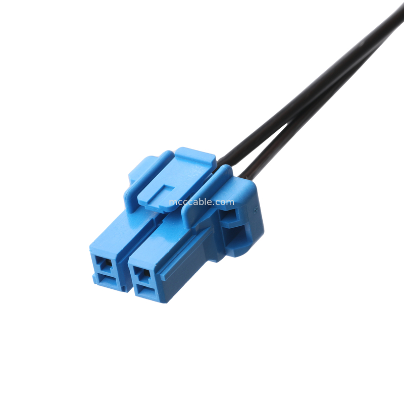 DC Plug 2.1 * 5.5mm Soldeiro Tipo PVC Aparição Moldar Para TE Casa Azul 2P Conector de cabo feminino
