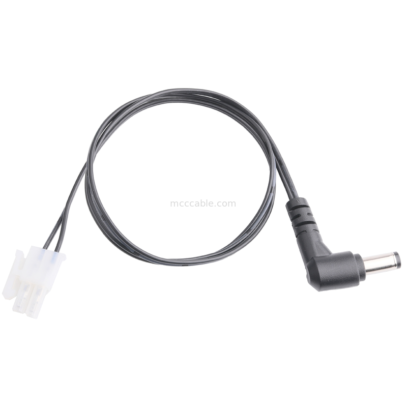 DC Plug 2.1*5.5mm Tipo de solda PVC Aparição moldar 90 ângulo para MOLEX 39012020 PITCH 4.2mm 1*2P Casamento