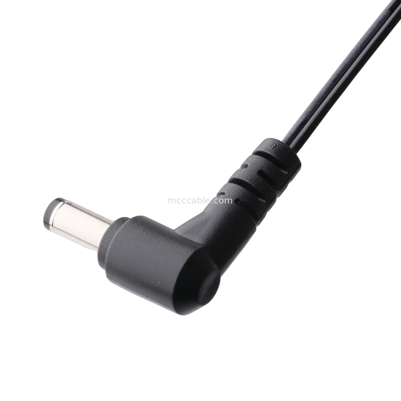 DC Plug 2.1*5.5mm Tipo de solda PVC Aparição moldar 90 ângulo para MOLEX 39012020 PITCH 4.2mm 1*2P Casamento