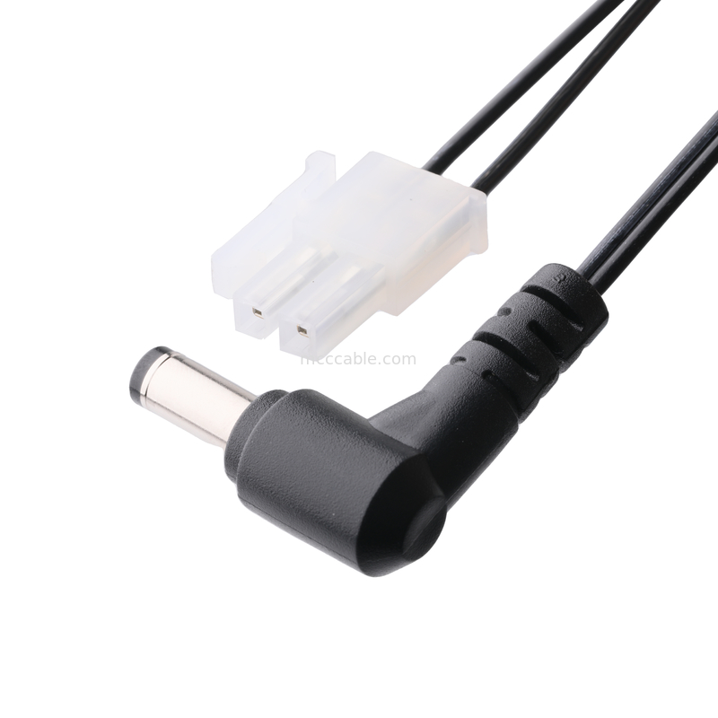 DC Plug 2.1*5.5mm Tipo de solda PVC Aparição moldar 90 ângulo para MOLEX 39012020 PITCH 4.2mm 1*2P Casamento