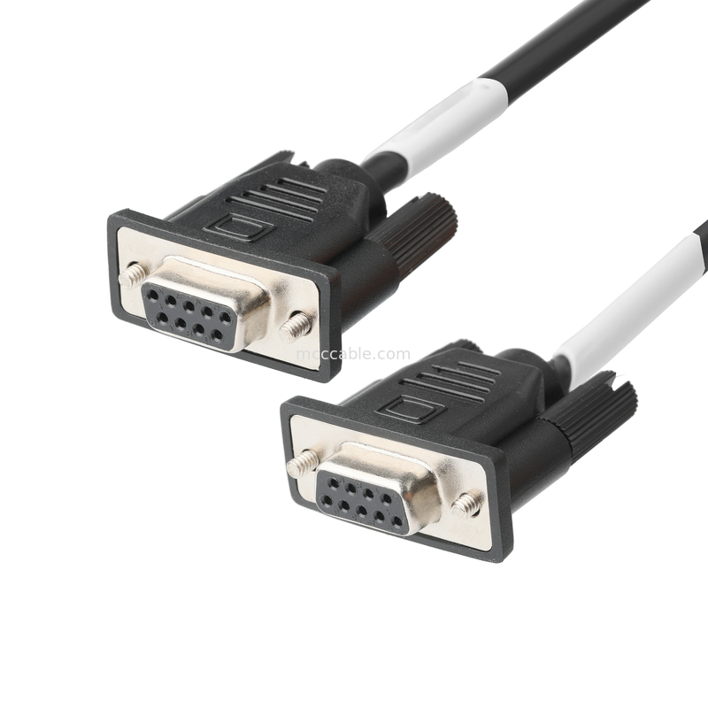 D-SUB-9Pin masculino SOLDER TYPE núcleo de borracha branca camada de níquel para D-SUB-9Pin conector feminino OEM / ODM