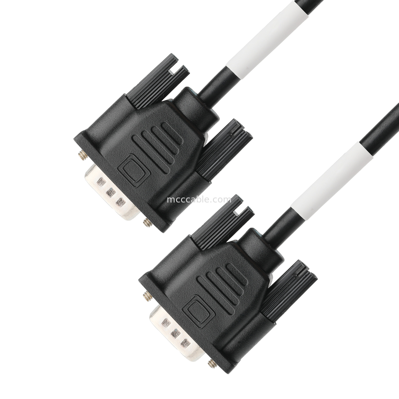 D-SUB-9Pin masculino SOLDER TYPE núcleo de borracha branca camada de níquel para D-SUB-9Pin conector feminino OEM / ODM