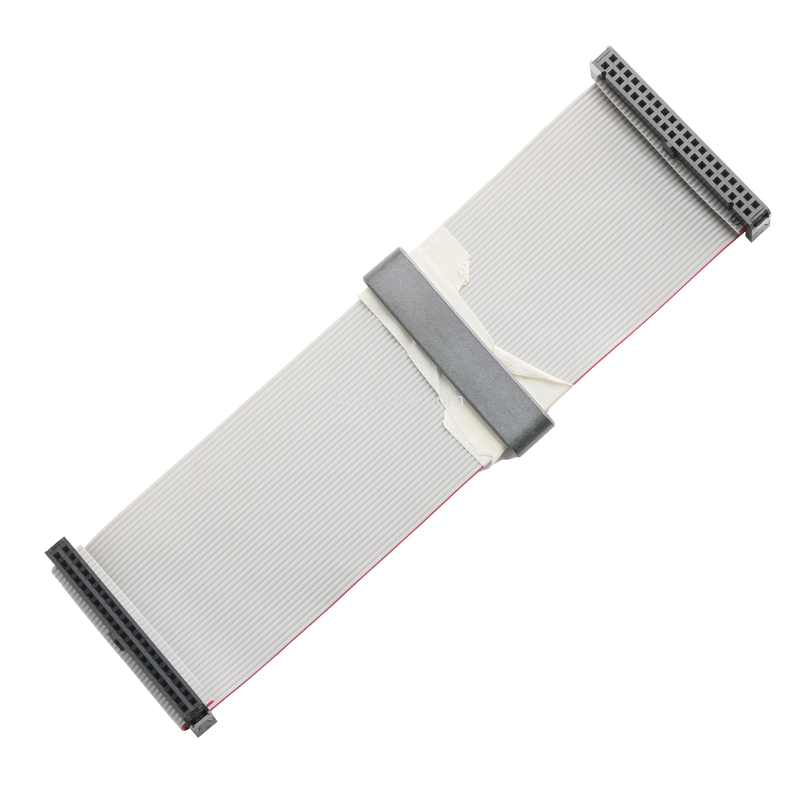 IDC FC-2*20P 40Pin Pitch 2,54mm Preto PBT+G/F UL2651 28AWG Idc Flat Ribbon Cable 1,27mm Pitch OEM/ODM