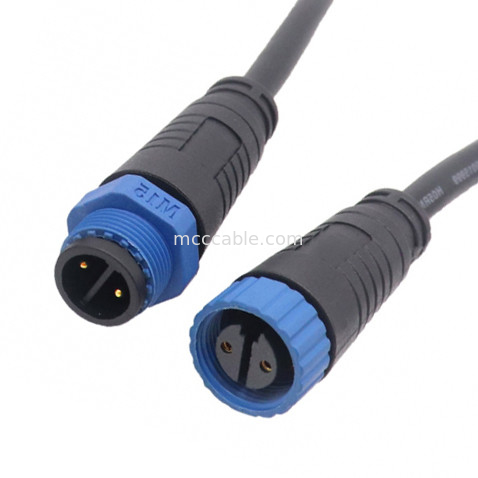 M15 Industrial 2, 3 Pin Conector Circular M15 Tipo de solda Conector de montagem impermeável IP67