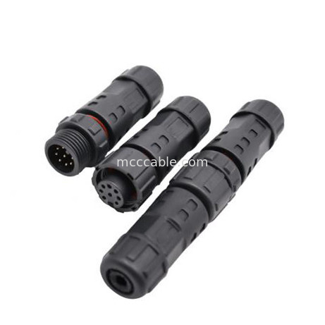 Fabrica Mini M12 8Pin Impermeável Conector Circular Plug Industrial IP67 Grau de Proteção Impermeável Homem/Mulher