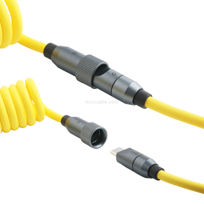 Micro coaxial USB 4.0 raio 4 cabo com 240W de carregamento e transferência de dados raios-rápido 40Gbps