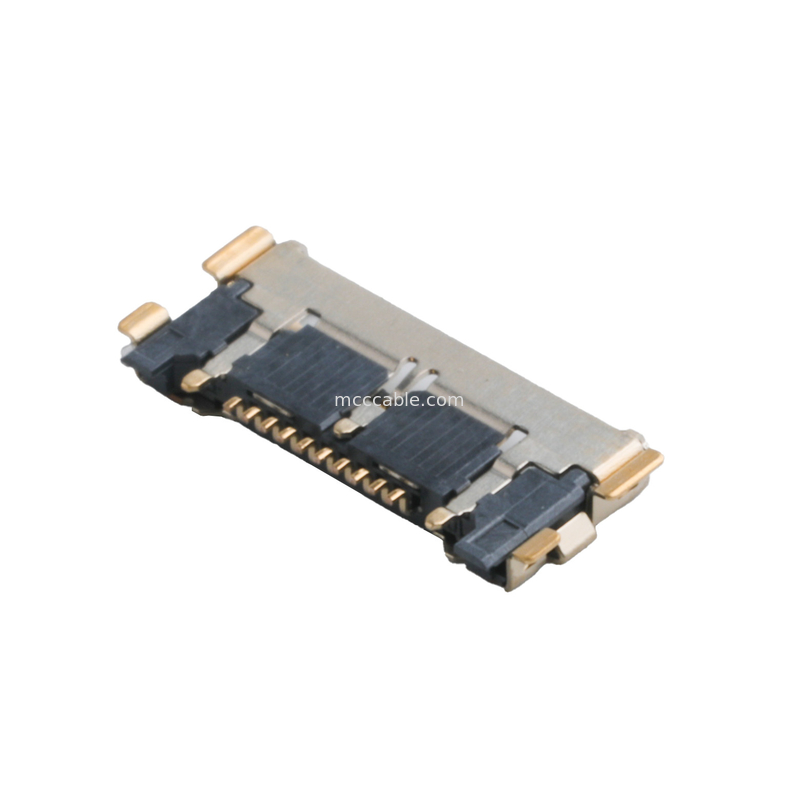 20633 Série 20Gbps/ Lane 20525-210E-02 Micro Conector Coaxial 0,4mm Pitch Plate End Seats