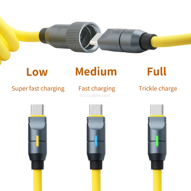 Micro coaxial USB 4.0 raio 4 cabo com 240W de carregamento e transferência de dados raios-rápido 40Gbps