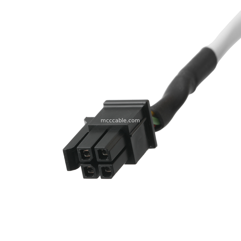 PUSHBUTTON LED BLANCO M12 IP65/IP67 para HSG MALE 43025-0400 Pitch 3.0mm MX Activador de interruptor de energia