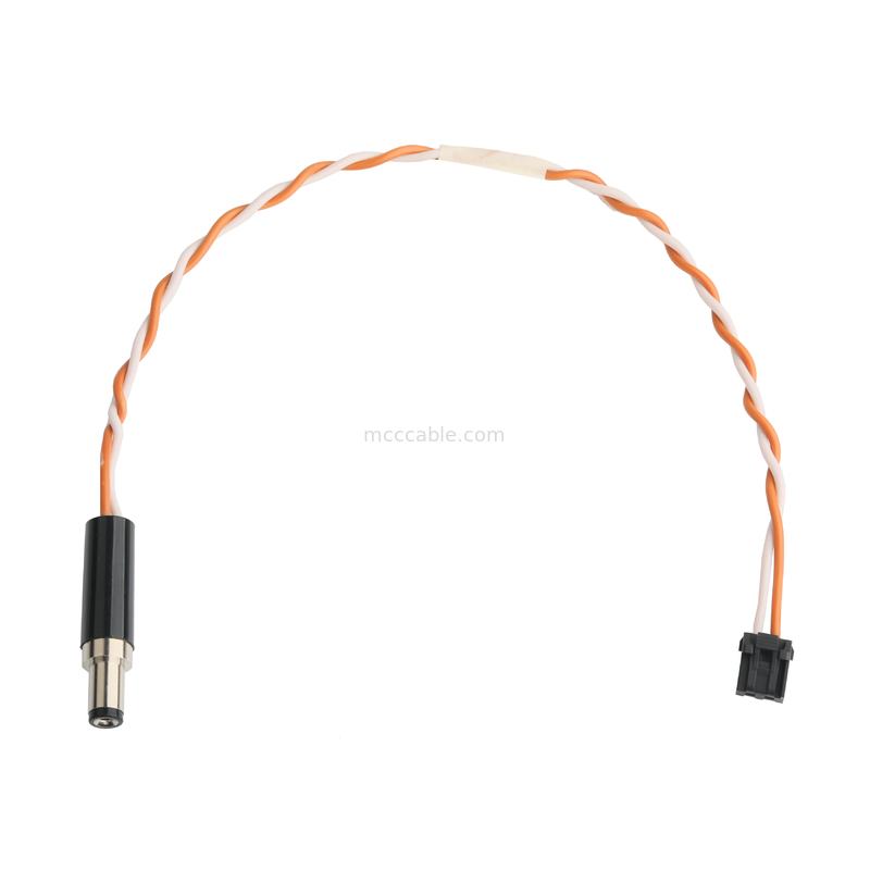 Cabo de áudio HSG 209209-0002 MX3.0mm passo 2P para DC PP3-002A PLUG 5.5*2.1mm OEM/ODM