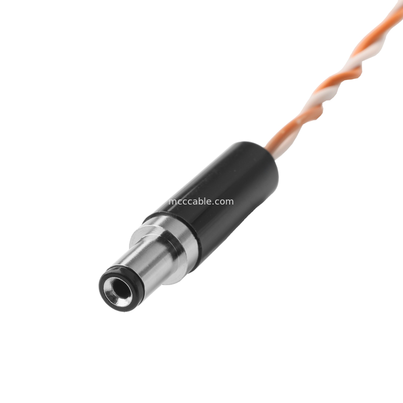 Cabo de áudio HSG 209209-0002 MX3.0mm passo 2P para DC PP3-002A PLUG 5.5*2.1mm OEM/ODM