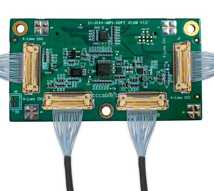 Câmaras Industriais Painéis de Drone LI-IMX290-MIPI 20525-030E-02 Micro Conector Coaxial Assembléia 20Gbps/ Lane