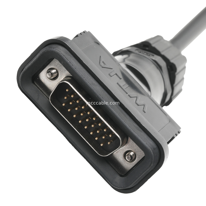 RoHS LVDS Cable Assembly HDB-26BMMA-SL7001 Homem Para HDB-26BFFA-SL7001 Mulher Comprimento Personalizar OEM/ODM