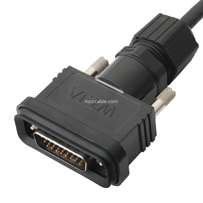RoHS LVDS Cable Assembly HDB-26BMMA-SL7001 Homem Para HDB-26BFFA-SL7001 Mulher Comprimento Personalizar OEM/ODM