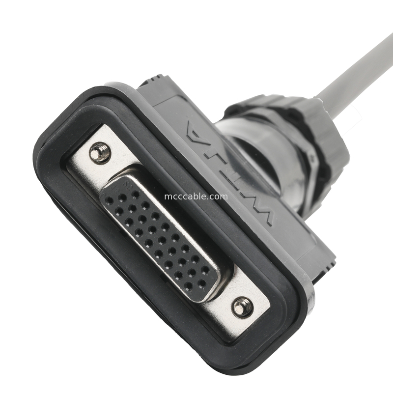 RoHS LVDS Cable Assembly HDB-26BMMA-SL7001 Homem Para HDB-26BFFA-SL7001 Mulher Comprimento Personalizar OEM/ODM