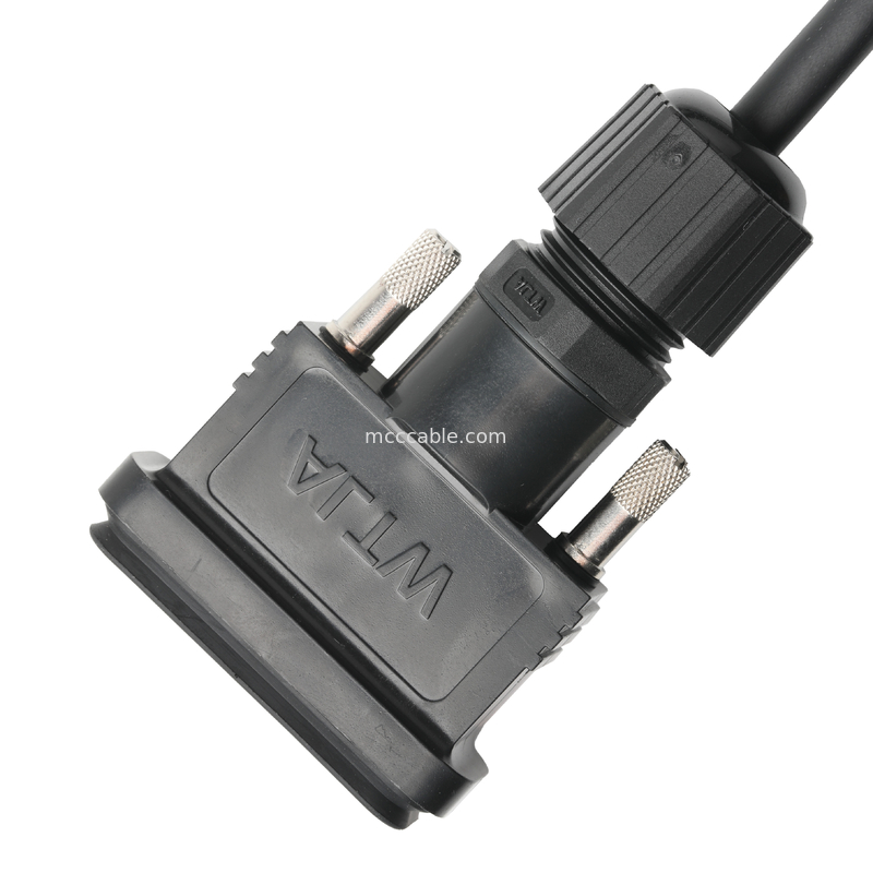 RoHS LVDS Cable Assembly HDB-26BMMA-SL7001 Homem Para HDB-26BFFA-SL7001 Mulher Comprimento Personalizar OEM/ODM