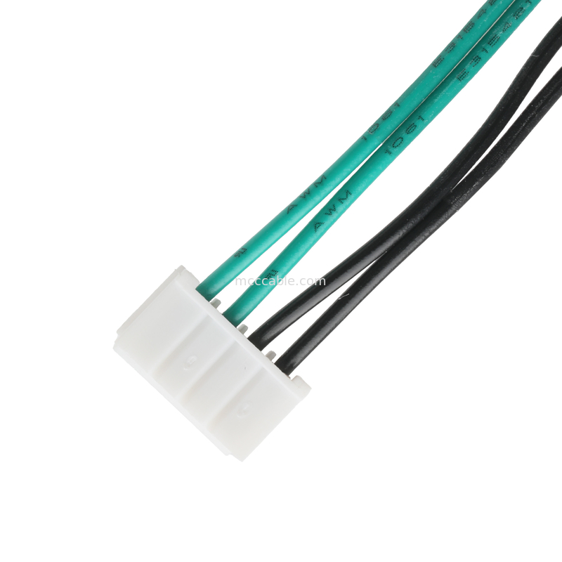 Reunião de cabos personalizados DFK-MSTB 2,5/3-G-5.08 para JST EH-4P UL 1061 22AWG Cabos