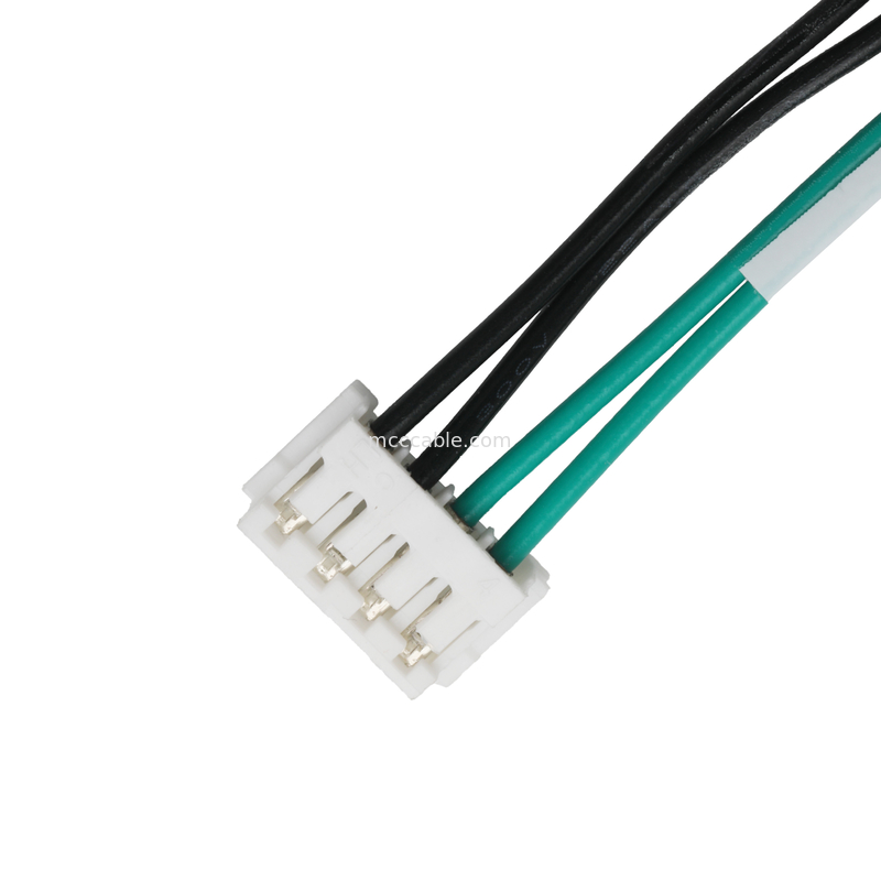 Reunião de cabos personalizados DFK-MSTB 2,5/3-G-5.08 para JST EH-4P UL 1061 22AWG Cabos