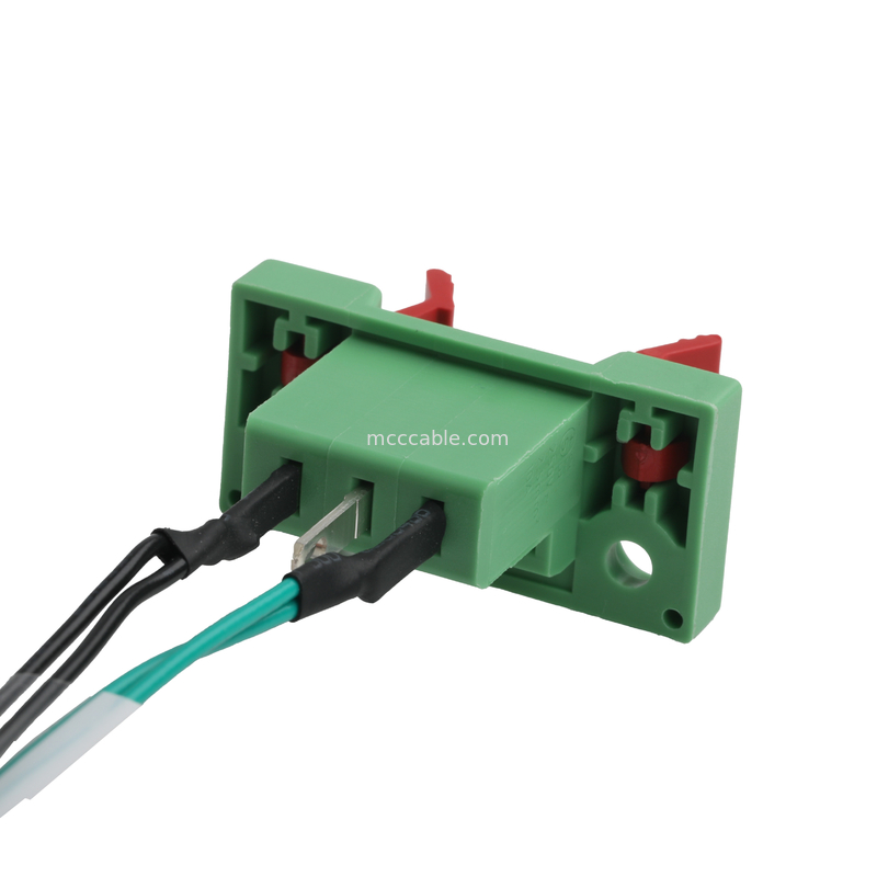 Reunião de cabos personalizados DFK-MSTB 2,5/3-G-5.08 para JST EH-4P UL 1061 22AWG Cabos