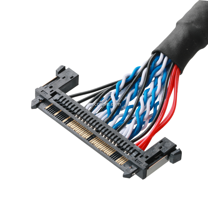 JAE FI-RE51HL-51Pin para  DF13-40DS Cabo de fio UL1061 30AWG comprimento personalizar OEM / ODM